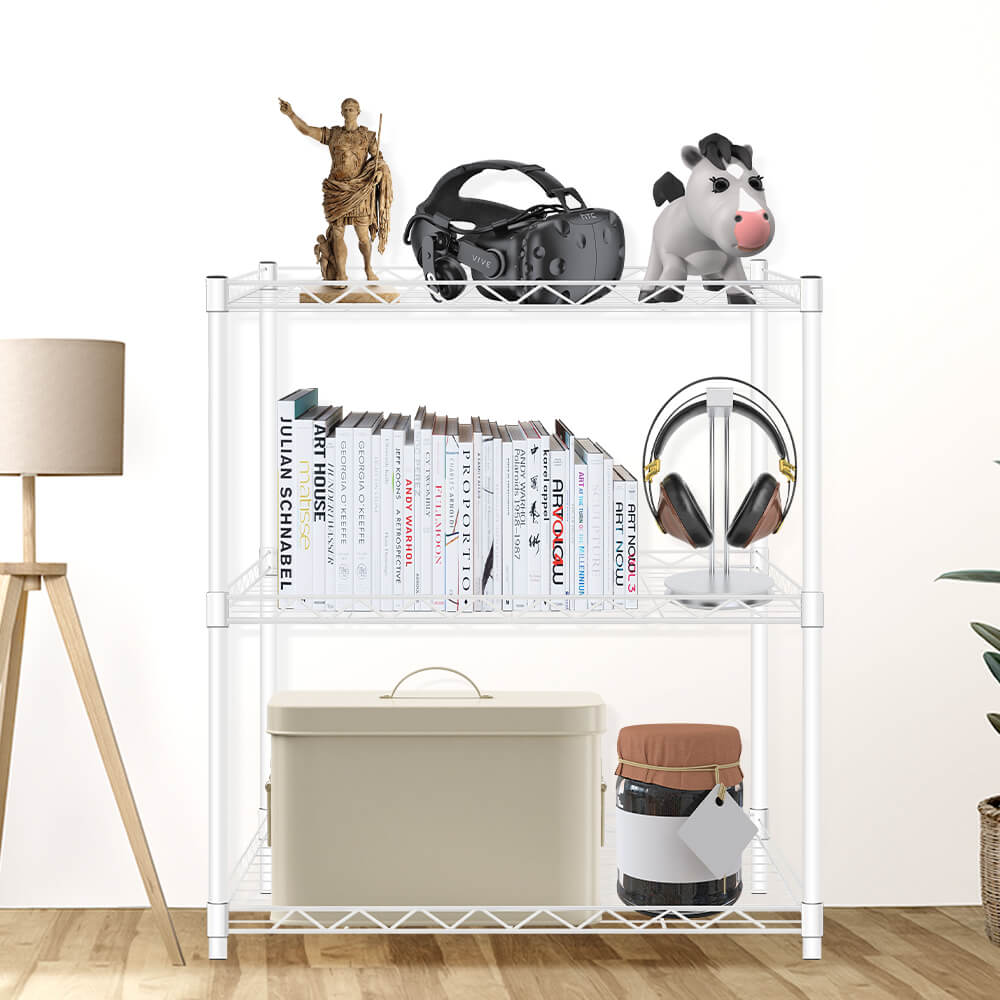 ชั้นวางของ 3 ชั้น INNHOME รุ่น Z3 ขนาด 55 ซม. สีขาว